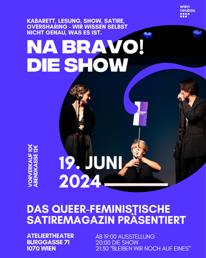 Na Bravo! Die Show — Vorverkauf
